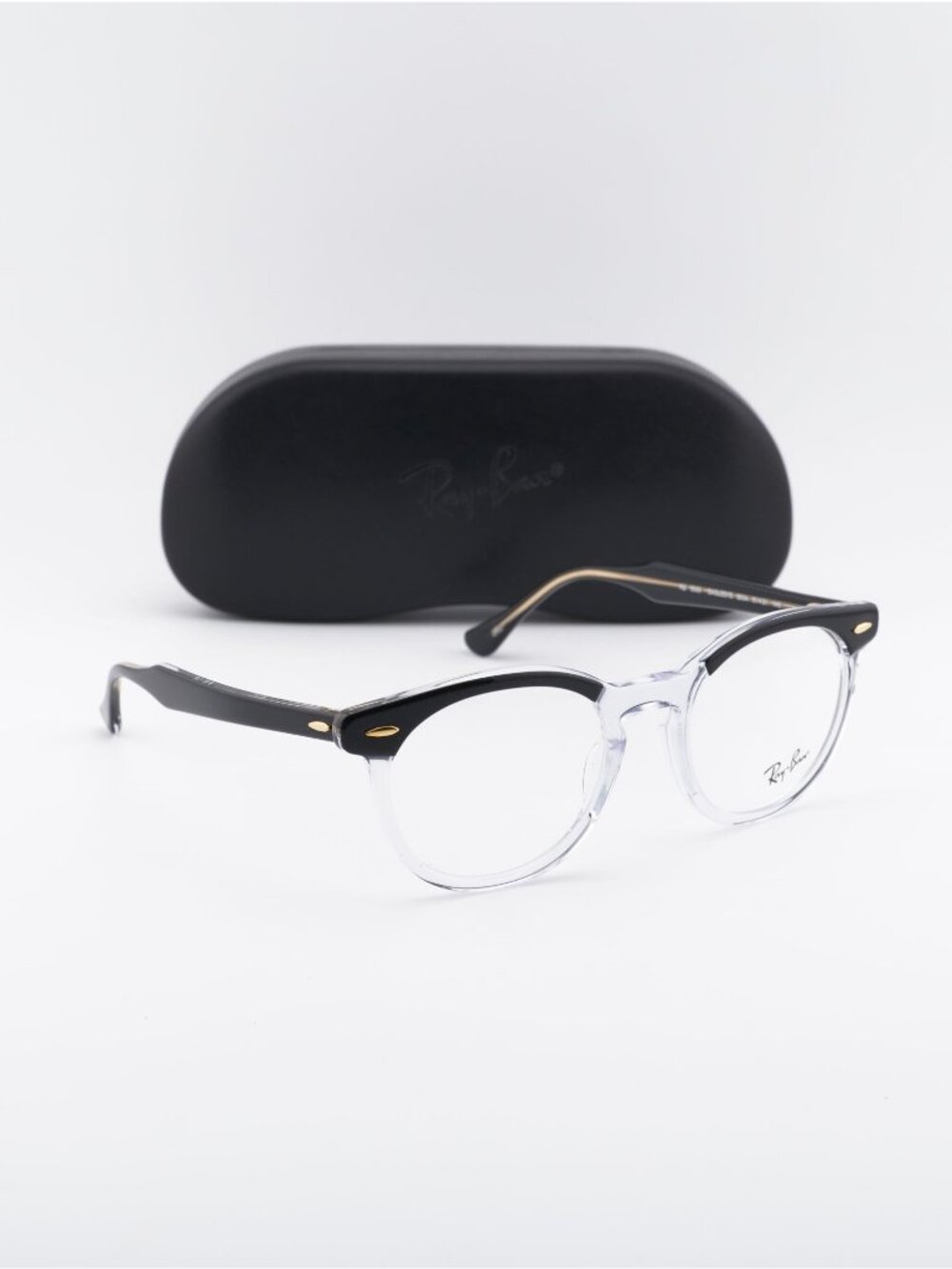 Ray Ban RX5598 2034 Square Eyeglasses 51mm – Black on Transparent